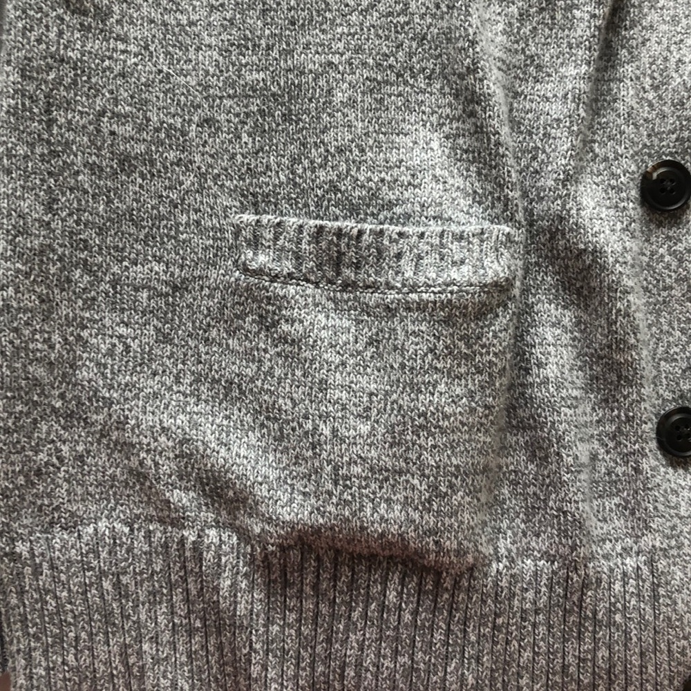 Gray Cardigan Sweater - Picture 2 of 5